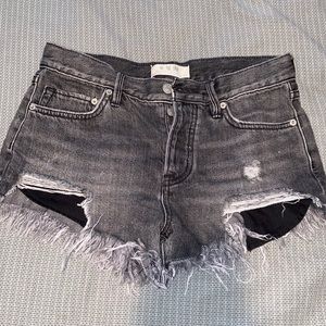NWOT Free People High Waisted Denim Shorts